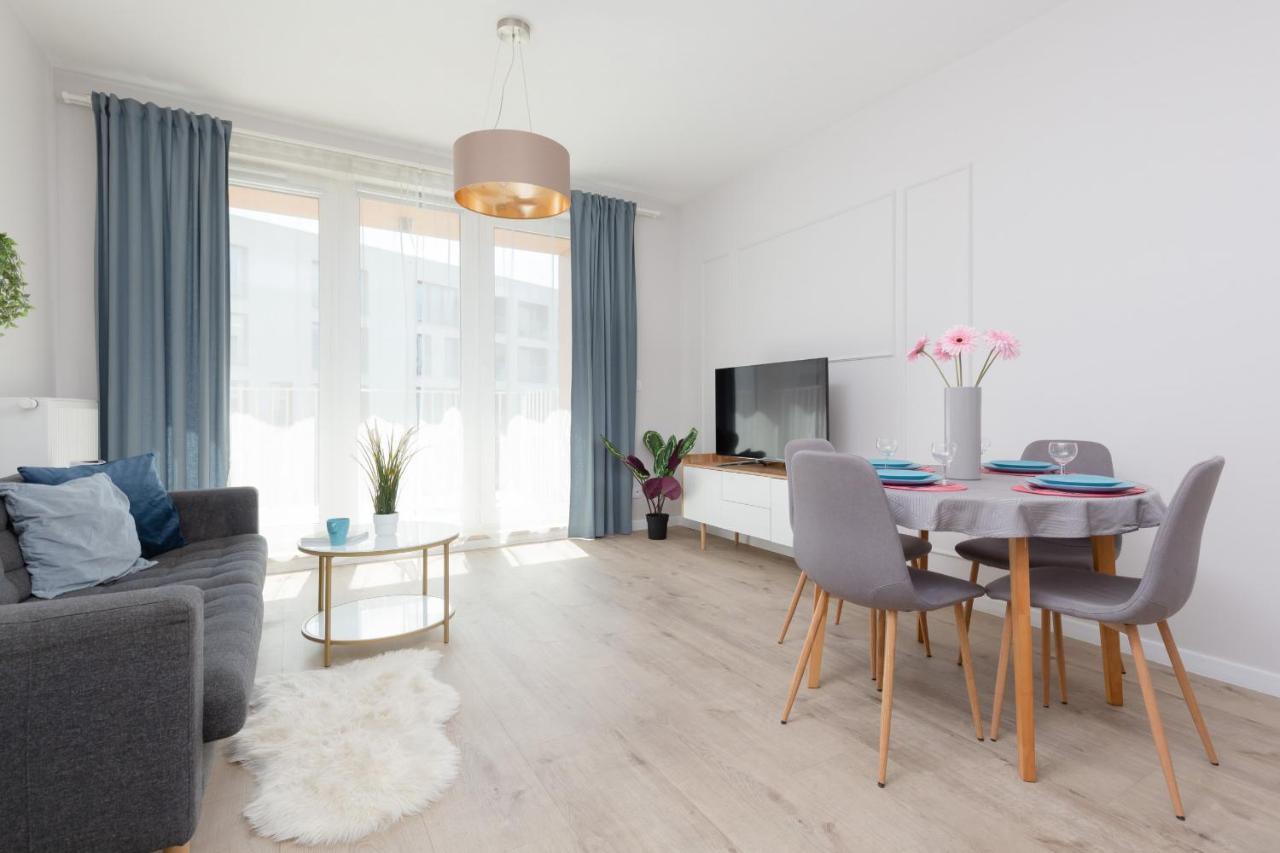 Modern Apartment With Balcony Warsaw Mokotow Aignera By Noclegi Renters Eksteriør bilde